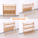 3 Tier Bamboo Flower Plant Pot Shelf Stand Display Ladder Garden Rack Holder Storage Indoor Outdoor