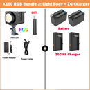 Sokani X100 100W RGB Bi-Color LED Videoleuchte APP-Steuerung Bowens Mount Beleuchtung für Fotografie Videoaufnahmen Outdoor-Drehs