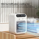 Mini Portable Humidifier Fan Air Conditioner Household Small Air Cooler Portable Air Adjustment Office Oil Diffuser Fast Cooling