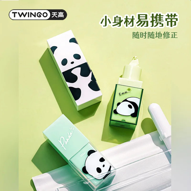 Panda Animals Lipstick Shape White Out Correction Tape Portable Promotional Cute Stationery Prize School Office Supply