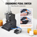 SucceBuy 5-50/100ml A02 Pneumatic/Manual Paste Liquid Filling Machine Bottle Liquid Filler Pedal for Water Juice Cosmetic Milk