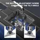 2000W Electric Jig Saws, 6 Variable Speeds, 4 Orbital Sets and 0°-45° Bevel Cutting for Wood, Plastic and Metal, with LED Light