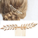 Greek Gold Color Leaf Headbands Bride Wedding Hair Accessories For Women Roman Diadem Crown Tiaras Headpiece Headdress Jewelry