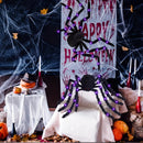 The Autumn Widow | Giant Light-Up Fuzzy Spider with 8 Lighting Modes