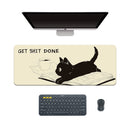 Mauspad Katze Kawaii Anime XXL Schreibtischunterlage Mauspad Groß Gaming Mauspad Computer Rutschfeste Basis Schreibtischunterlage für Büro & Zuhause 80x30CM