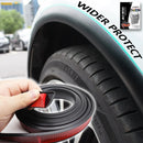 3Meter Rubber Car Fender Extension Wheel Eyebrow Flare Protector Running Boards Mud Flap Edge Sealing Strip Scratch Resistant