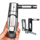 Portable Mini Dry Burning Tobacco Pipe Aluminum Alloy&Glass Hookah Smoking Accessories Gifts