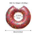 Inflatable Doughnut Swimming Ring,Beach Toys Pool Floats for Kids, Pool Swim Floaties for Adults