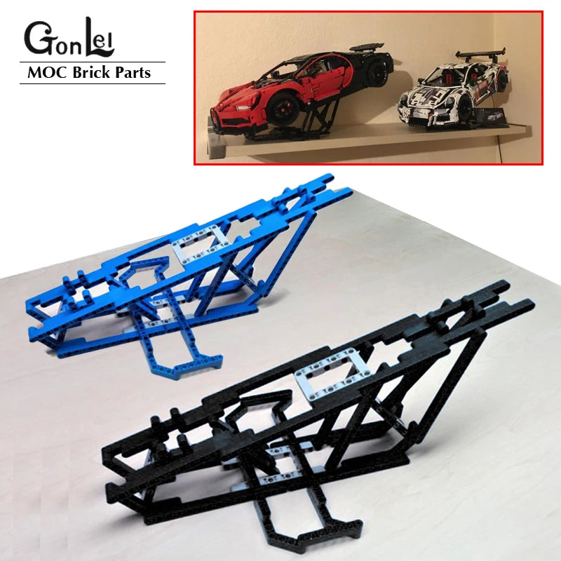 NEW MOC Display Stand Fixed Bracket Bricks Set fit for 42056 42083  Technical Cars Building Blocks Model Showing DIY Toys Gifts