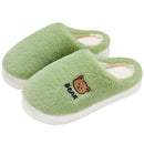 New Women Men Autumn Winter Warm Slippers Home Bedroom Casual Non Slip Shoes Couples Indoor Soft Sole Cotton Plush Slides