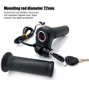 Electric Bicycle Twist Throttle Grip Universal E-Bike Handlebar Twist Accelerator Speed Control Scooter Handle Replacement Parts