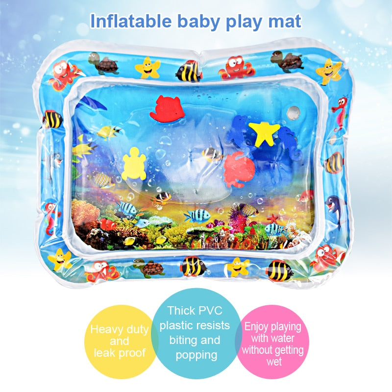 Baby Water Mat Inflatable Cushion Infant Toddler Water Play Mat for Children Early Education Developing Kid Toys Summer Toy Gift