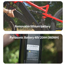 PULUMA PH001 Electric Bicycle 1000W Power Ebike 48V 20AH Battery 27.5*2.8 Inch Tire Off-road Electric Mountain Bike