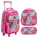 Boy Girl's School Backpack Boy Waterproof Resistant Bag With Lunch Bag and Kit2024 Case