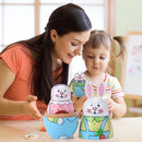 5 Layer Hand Painted Set Toy Creative Nesting Russian Dolls Matryoshka Doll