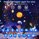 The Cartographer | 12-in-1 Galaxy Projector with White Noise