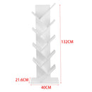 Voltsify  Rustic Standing Tree Bookshelf Wood Display Rack Kids Bookshelf  Bookshelves for Home