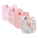 4Pcs Baby Bibs Burp Clothes Cartoon Newborn Saliva Towels for Girls Boys Cotton Kids Apron Infant Accessories Toddler Bibs Set