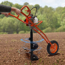 63CC Hole Punch Ground Drill Pit Digger 2.2KW Gasoline Hand Push Agriculture Forestry  Digging Machine Two Color Available