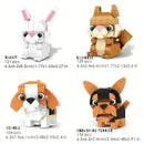 Cute Animal Assembly Building Blocks Set Small Particle Bricks Collection Fun Decoration Educational Holiday Gifts For Childrens