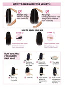 The Aurelia | Bone Straight HD Lace Front Wig in Remy Human Hair
