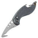 Tragbares Klappmesser Express Paketmesser Geschenk Schlüsselanhänger Gezacktes Hakenmesser Outdoor Camping Handgepäck Überlebenswerkzeug Kartonöffner