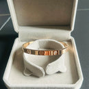 New Design Zircon And Cross Nut Nail Lovers Bracelet Screw & Bangle For Woman Stainless Steel Luxury Brand Jewelry