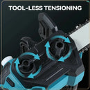 Makita 12 Inch 2200W Portable Chainsaw Brushless Electric Chain Saw  Rechargeable Cordless Graden Pruning Tools