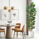 5/6/7 FT Artificial Fiddle Leaf Fig Tree with Pot Faux Trees with Artificial Plants Fiddle Leaves Greenery Fake Tree for Home