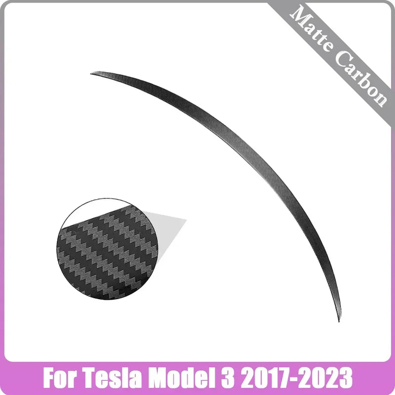 XVIP Real Carbon Fiber Wing For Tesla Model 3 17-23 Highland Trunk Lid Spoiler Compatible With Model Y 21-24 Exterior Accessory