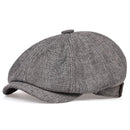 Neue Herren Casual Newsboy Mütze Frühling Sommer dünne Retro Baskenmütze wilde Freizeit Hüte Unisex Achteckige Kappe Mode Hip Hop Caps Gorras