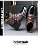 The Iron Archive | Men's Retro Zipper Ankle Boots