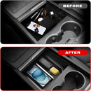 For Tesla Model Y Juniper 2025 & Model 3 Highland 2024 2025 ABS Center Console Organizer Tray Armrest Storage Box Accessories