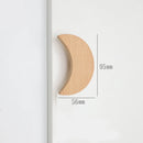 AOBT Wooden Dressers Closet Wardrobe Handles Dresser Knobs Round Rattan Furniture Handles Handmade Kitchen Cupboard Drawer Knobs