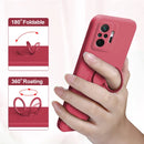 Liquid Silicone Case For Huawei Honor 90 80 60 50 Pro SE Funda For Honor 70 Pro 50 SE 60 30 20 Magnetic Ring Bracket Phone Cover