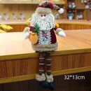 Christmas Dolls Tree Decor New Year Ornament Reindeer Snowman Santa Claus Standing Doll Navidad Decoration Merry Christmas 2024