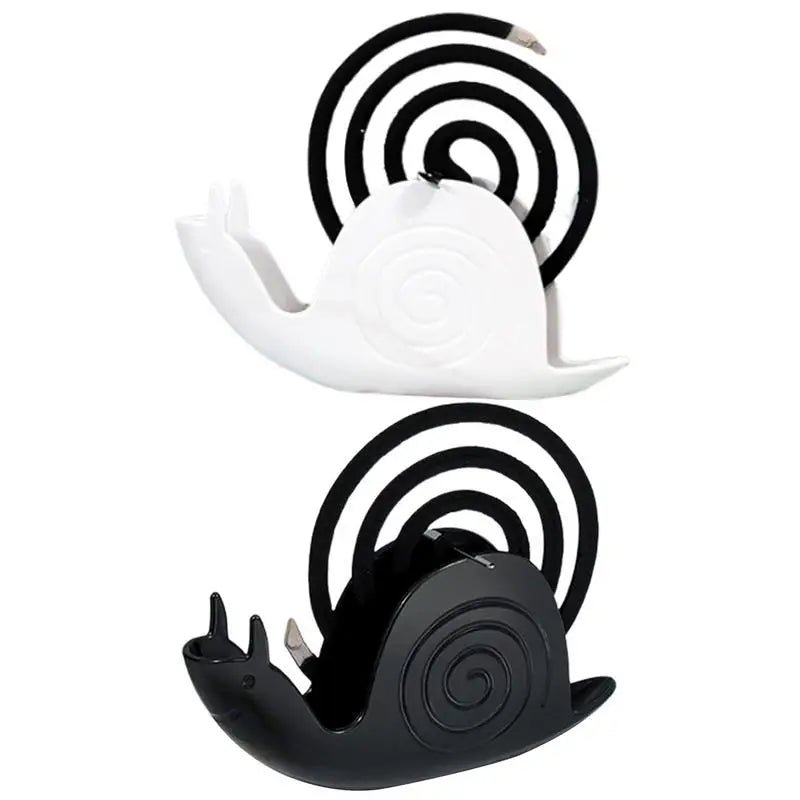 Incense Holder Fireproof Coil Burners Snail-shaped Incense Rack Coil Vertical Stand Creative Upside Down Incense Tray for room