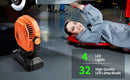 The Breeze Sentinel | 20000mAh Portable Camp Fan with LED Lantern
