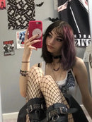 Goth Dark Casual Animal Print Fashion Women's Tops Summer Bodycon 2023 Basic Streetwear Hot Night Club U-Neck Crop Top Backless