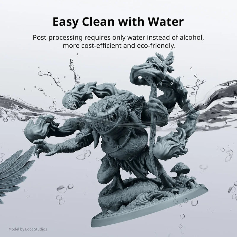 ANYCUBIC Water-Wash Resin 3kg High Precision Low Odor Low Viscosity 3D Printing Standard Photopolymer For LCD 3D Printer