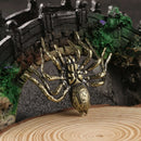 Retro Solid Copper Spider Brass Tea Pet Ornament Crafts Metal Figurine Decorative Figurines Desk Decoration Christmas Gifts