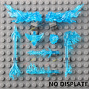 10PCS Special Effects Pieces Arm Fist Wind Lightning Leg Flames Assemble Scene Bricks Weapons Accessories Kids Toys