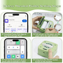 M1 Photo Pocket Printer with 2 Roll for iOS Android Bluetooth Mini Printers Sticker Thermal Printing  for Office Kitchen School