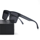 Evove 165mm Oversized Men Sunglasses Women Polarized Black Sun Glasses for Male Unisex Large Big Fat Face XXL Size