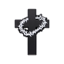 Crown Of Thorns Enamel Pin Custom Jesus Cross Religious Belief Brooches Lapel Badges Christianity Easter Jewelry Gift For Friend