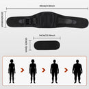 Cordless Hot Waist Belt Massager Lower Back Support Lumbar Protector Back Heated Vibration Massage Waist Brace Relief Pressure