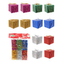 6/12Pcs Mini Square Gifts Boxs Christmas Tree Decoration Hanging Ornament Tree Pendant for New Year 2026 DIY Navidad Party Decor