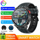 2026 New T-REX3 Outdoor Smart Watch Men 1100mAh Large Battery Bluetooth Call Compass 1.7-inch LED Flashlight Waterproof Watches