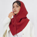 The Arctic Mantle | Hand-Knitted Winter Balaclava with Merino-Blend Insulation
