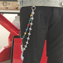 2025 New Model Flower Shape Hip Hop Pants Chain Fashionable Men And Women One's Waist Luxury Accessories Spring Gift